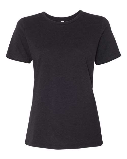 Women’s Relaxed Fit Heather CVC Tee Black Heather BELLA + CANVAS T-Shirts