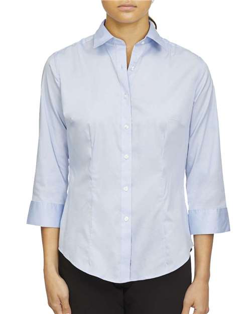 Women’s Three - Quarter Sleeve Twill Shirt - English Blue