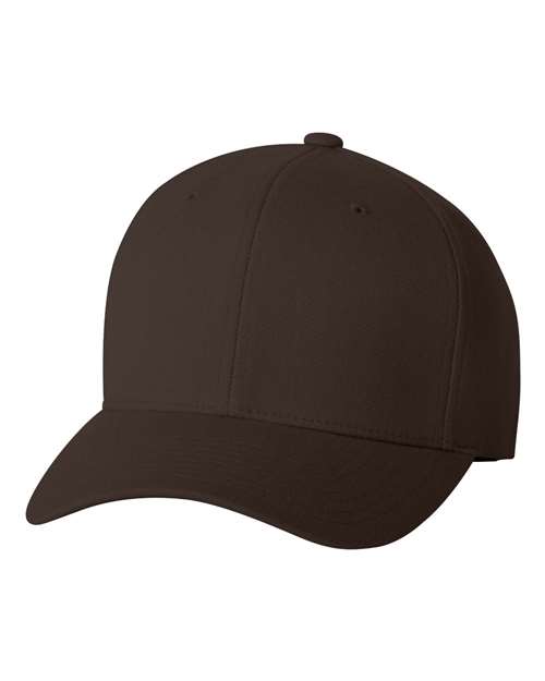 Wool-Blend Cap Brown Flexfit Headwear