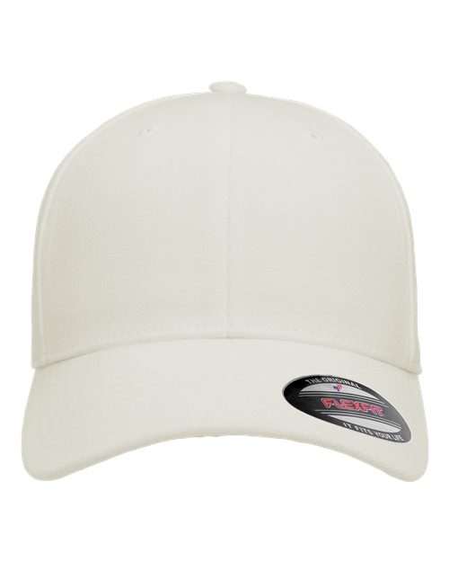 Wool-Blend Cap White Flexfit Headwear