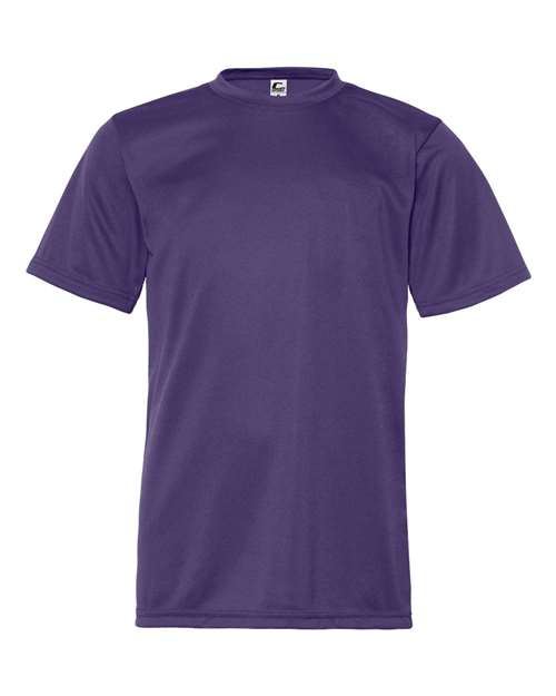 Youth Performance T-Shirt Purple C2 Sport T-Shirts